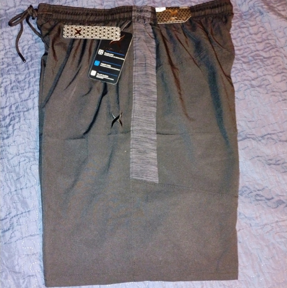 Black and Gray Athletic Shorts